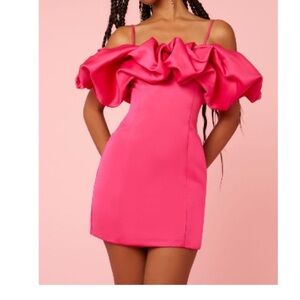 Forever 21 Ruffle Trim Mini Dress
